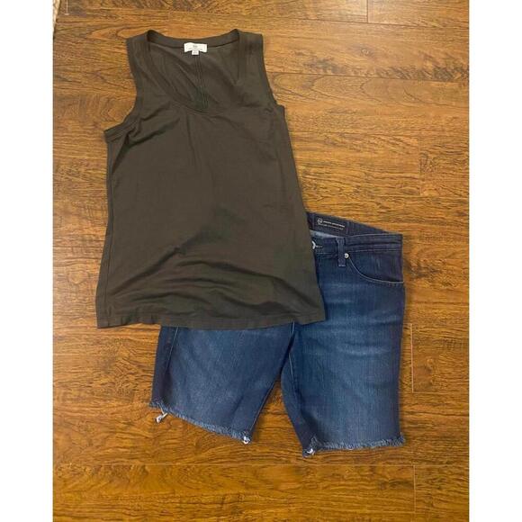 Adriano Goldschmied Women's Tank Top & Denim Shorts Set - Picture 6 of 10